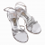 Vassilis Zoulias Old Athens silver leather sandals
